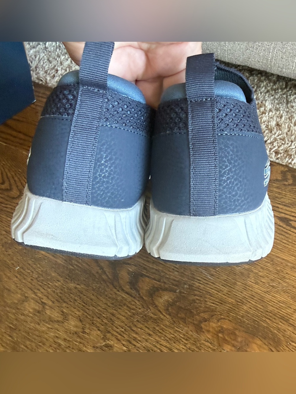 Skechers Ultra Flex 3.0 Wintek Men’s 9 Gray Blue Slip-On Sneakers - Picture 4 of 9
